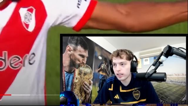 DAVOO XENEIZE REACCION A RIVER 2 BOCA 3 (2024) - CUARTOS DE FINAL - COPA DE LA LIGA