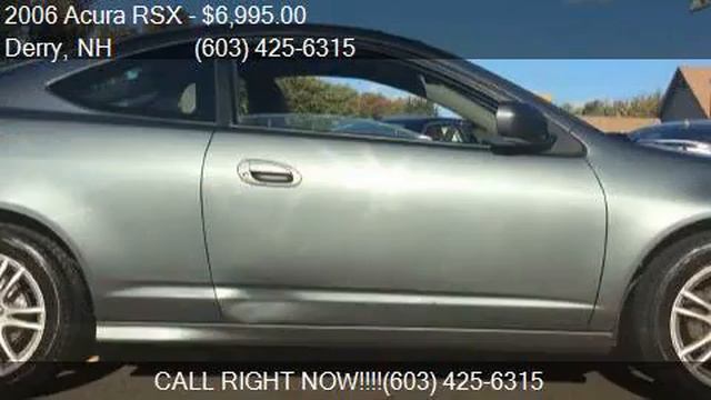 2006 Acura RSX  for sale in Derry, NH 03038 at Kane's Auto S