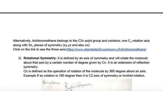 Elements of symmetry