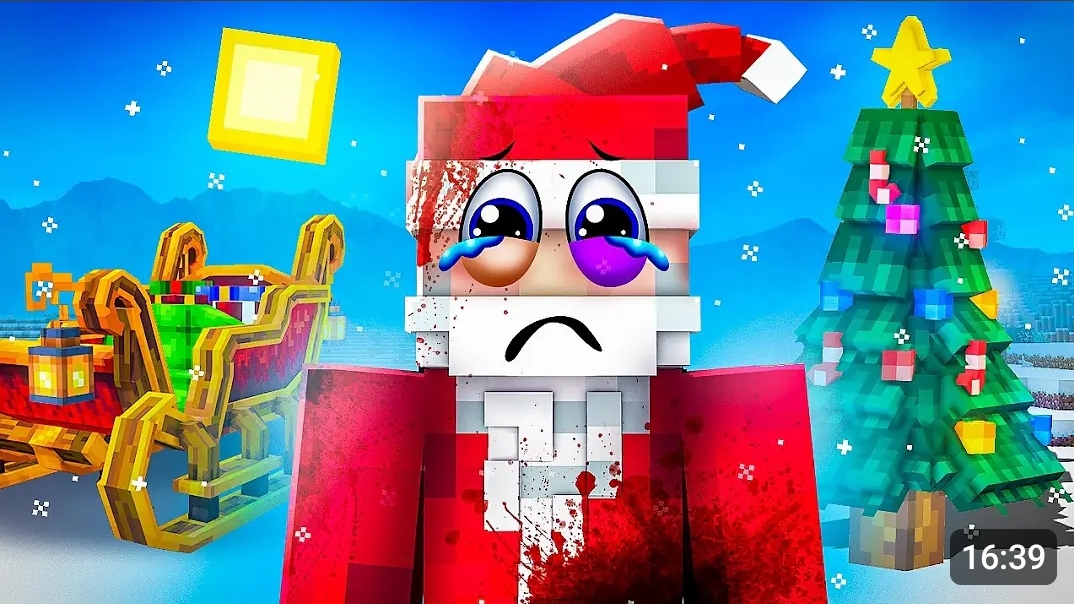 КАК СПАСТИ Деда Мороза в Новый Год в Майнкрафт?