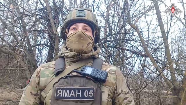 Боевая работа РСЗО «Град» группировки войск «Север»