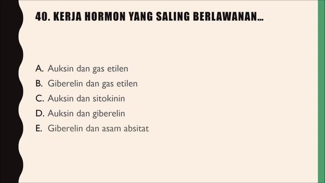 WUE SOAL BIOLOGI PERTUMBUHAN DAN PERKEMBANGAN