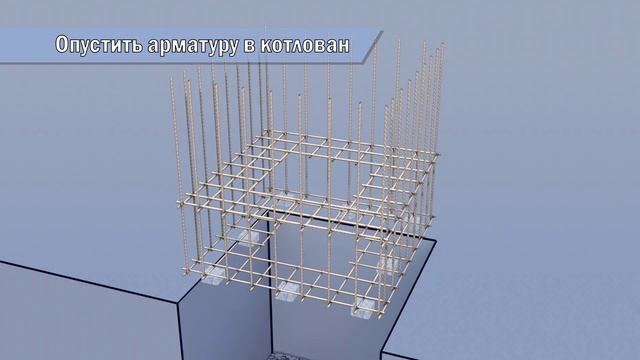 Монтаж механического болларда