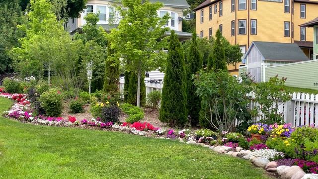 Потрясающие летние сады на знаменитом острове | Экскурсия по саду острова Макинак