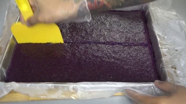 UBE CAKE IN A TUB RECIPE