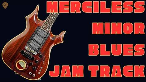 Merciless Minor Blues Jam Guitar Backing Track (E Minor)