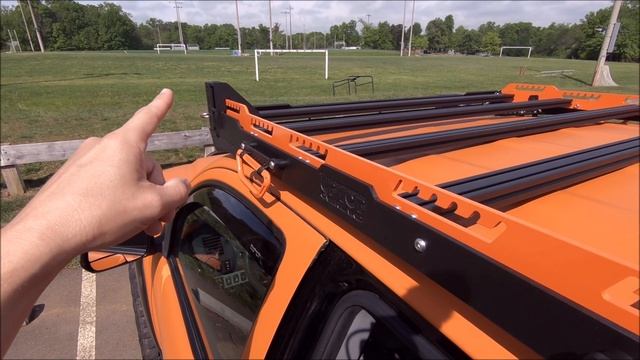 UpTop Overland Awning Shade Bracket Mounted — Toyota Tacoma Roof Rack