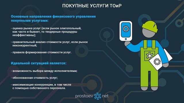 Покупные услуги ТОиР. Финансовое управление. RCM. Промышленность. Промышленное оборудование