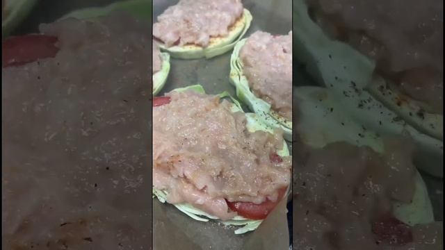 Стейки из капусты!  #стейк #капуста #pizes #вкусно #обед