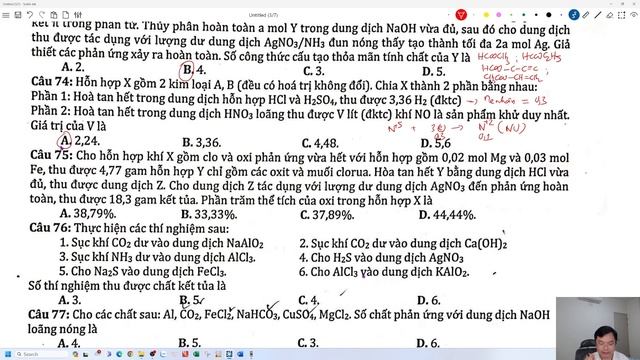 GIẢI CHI TIẾT ĐỀ THI THỬ MÔN HÓA CHUYÊN KHTN LẦN 2 NĂM 2024
