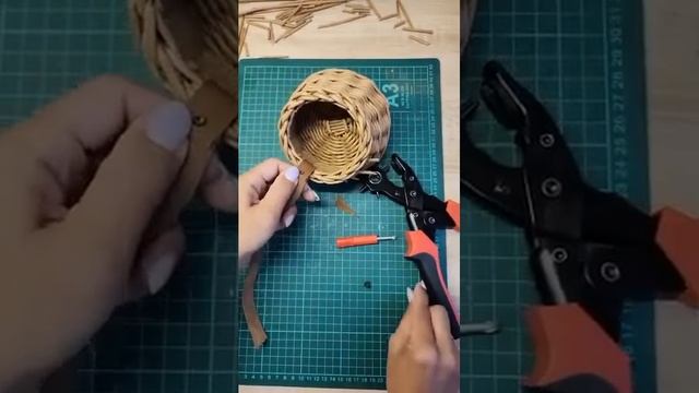 Как сделать ремешок для изделия из бумажной лозы. Ч.2