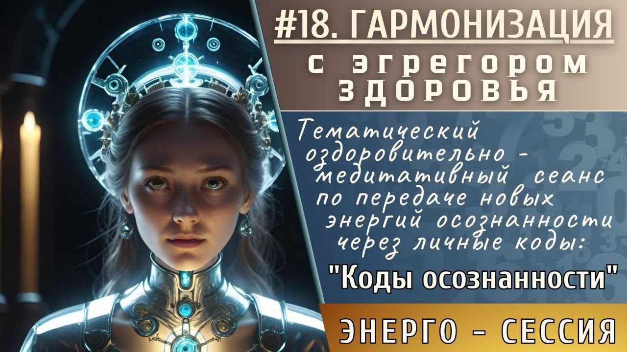 #18. Гармонизация с эгрегором ЗДОРОВЬЯ. Энергетическая сессия "Коды осознанности"