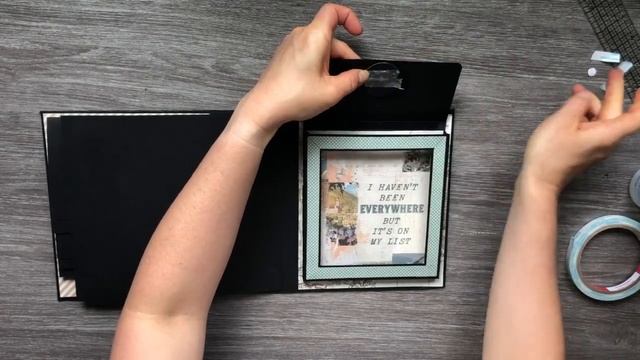 Simple Vintage Traveler Album Tutorial