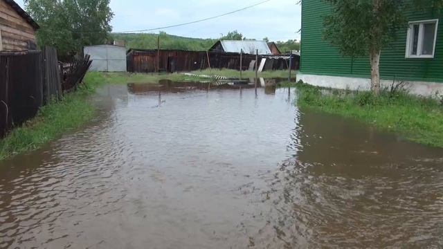 "И снова у нас в Гатке наводнение" = пос.Гатка 2016 год=