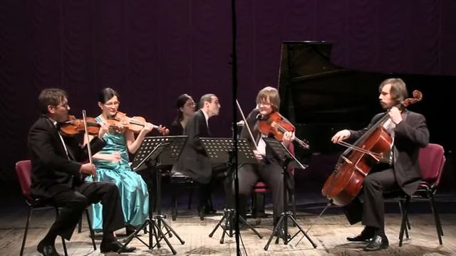 Schumann Piano Quintet  op.44 Alexander Paley - "Filarmonica"- quartet (1mvt)