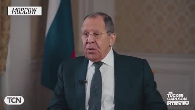 Интервью Сергея Лаврова Такеру Карлсону на русском