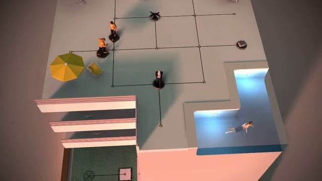 Hitman GO: Definitive Edition (Прохождение) - Уровень 3.11 (23 turns)