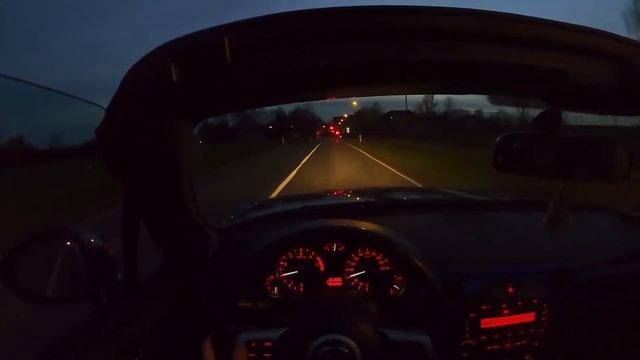 2010 Mazda MX-5 NC 20th Anniversary Edition 1.8 126HP - nice POV Drive on German Country roads