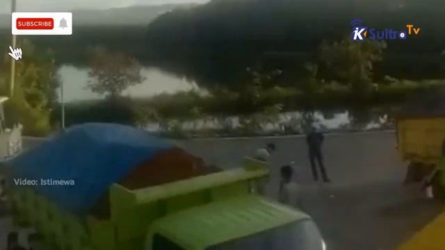 Puluhan Truk Pemuat Material Nikel Diduga Ilegal Dihadang Pemuda di Kendari
