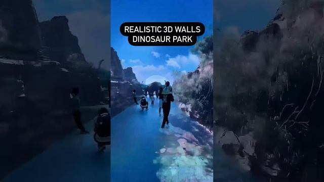 Реалистичный 3D динопарк #3Д #технологии #анимация #кино