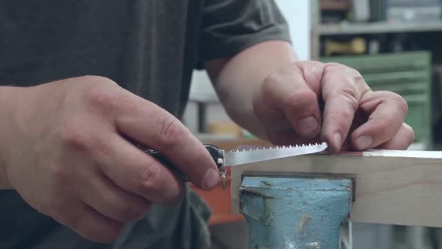 Victorinox customize & maintenance Workshop (2-15) Is it possible to sharpen the wood saw -