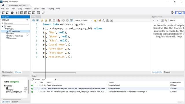 2019. Creating Database