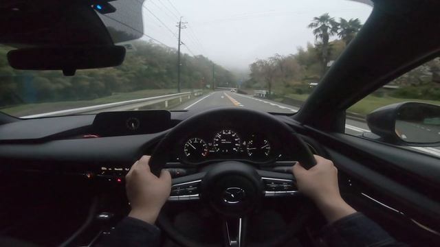 2020 MAZDA3 Fastback Sky-G1.5 6MT Winding Road POV drive ASMR