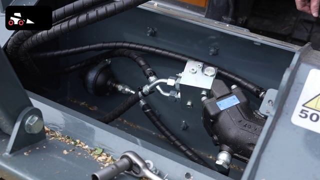 Мульчер на минипогрузчике. Работа и обзор Forster FLIM V 150