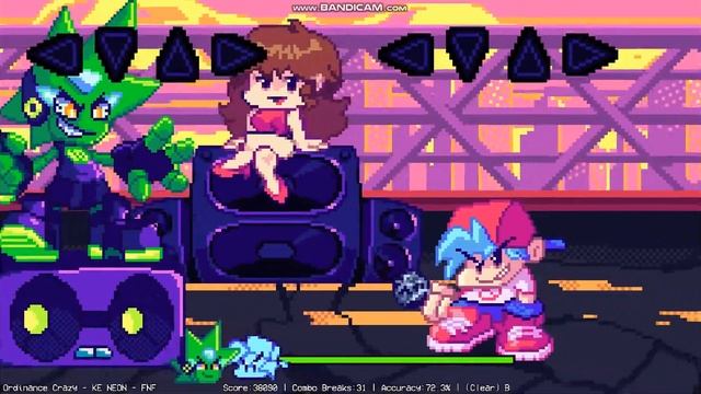 Достоиний соперник Мику?! Friday Night Funkin Neon mod #6