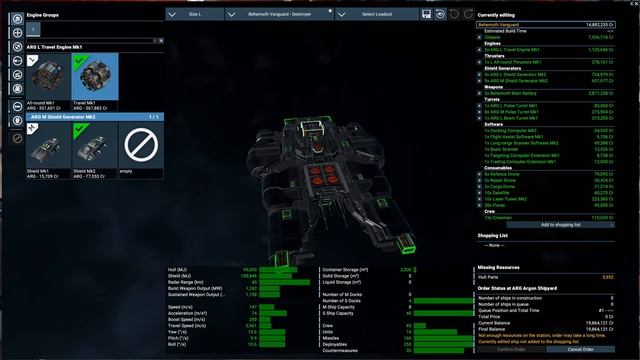 The Argon Behemoth Destroyer | X4: Foundations