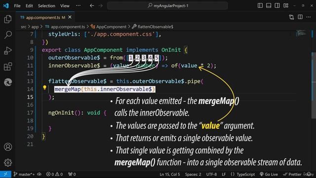 1610. RxJS {mergeMap} Operator