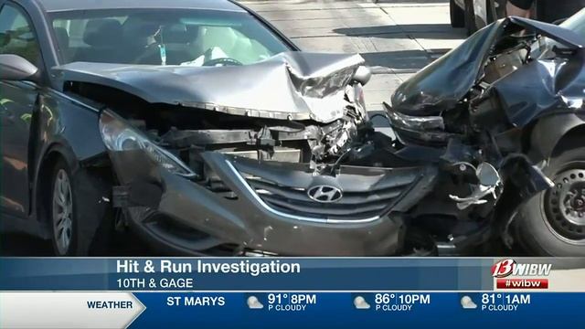 Two taken to hospital after hit-and-run crash Friday morning in west Topeka