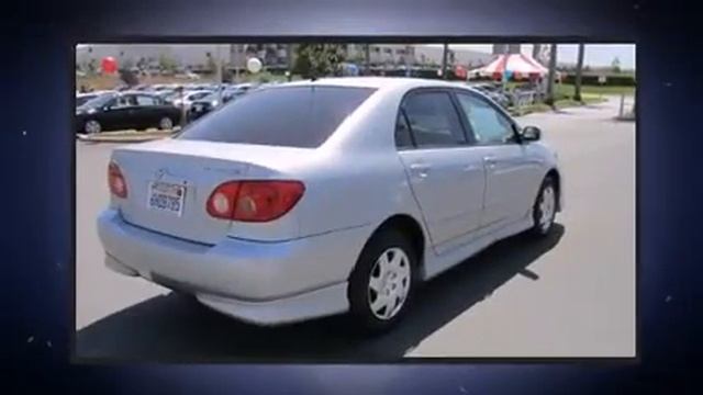 2007 Toyota Corolla S Type Sedan (Stock #U1617)