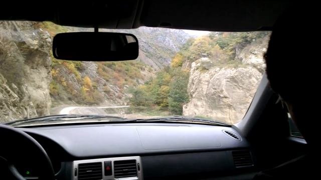 Driving Through Argun Canyon, Chechnya