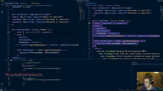React Typescript Context Auth JWT - 36. Register