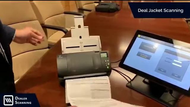 How to scan a car deal or deal jacket with Dealer Scanning