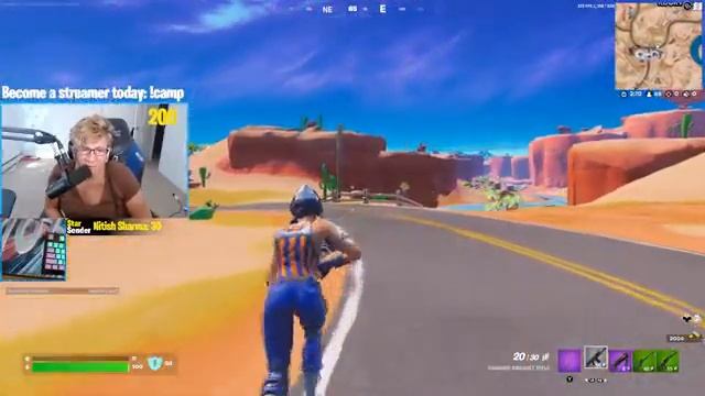 THE OLD LADY IS PLAYING FORTNIGHT