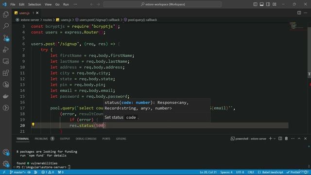 2048. User Signup API