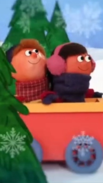 Goodbye Reindeer, Snowman, Santa. Song for kids.