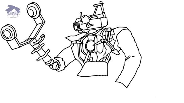 Cara Menggambar Upgrade Titan Cameraman ASTRO Hand Skibidi Tolet episode 72 part2 | step by step