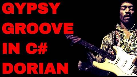 Gypsy Groove Jam Soulful Classic Rock Guitar Backing Track (C Dorian - 60 BPM)