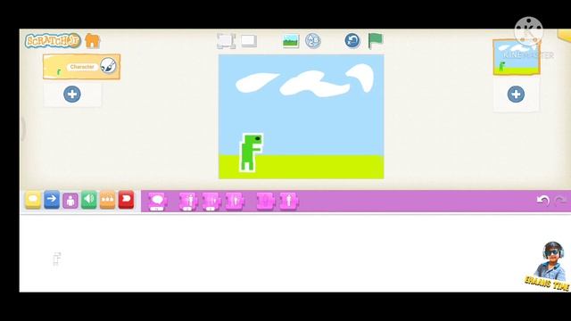 Scratch jr malayalam tutorial | Chrome dinosaur game | ehaan's time | video #5 | easy game tutorial