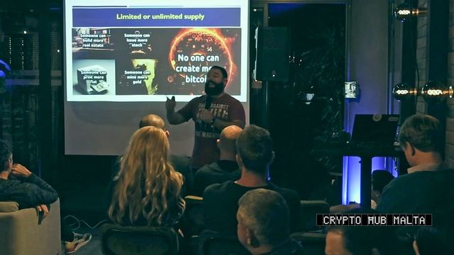 Напреден курс 125. Биткоин VS Акции - Презентација во Crypto Hub Malta 11.2024