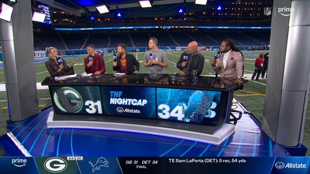 Jared Goff joins the desk to break down the Lion's ELEVENTH straight W! | 'TNF Nightcap'