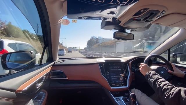 【新型】スバル　レガシィ　アウトバック　Limited（BT5）試乗動画（後編）「高速道路編&アイサイトX」　再度、新型BRZの加速も少しだけお見せします❗️