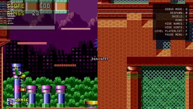 Classic Sonic Online Test Server Manhunt #1 | Speedrun vs Manhunt (Lets Play, Gameplay, Walkthrough