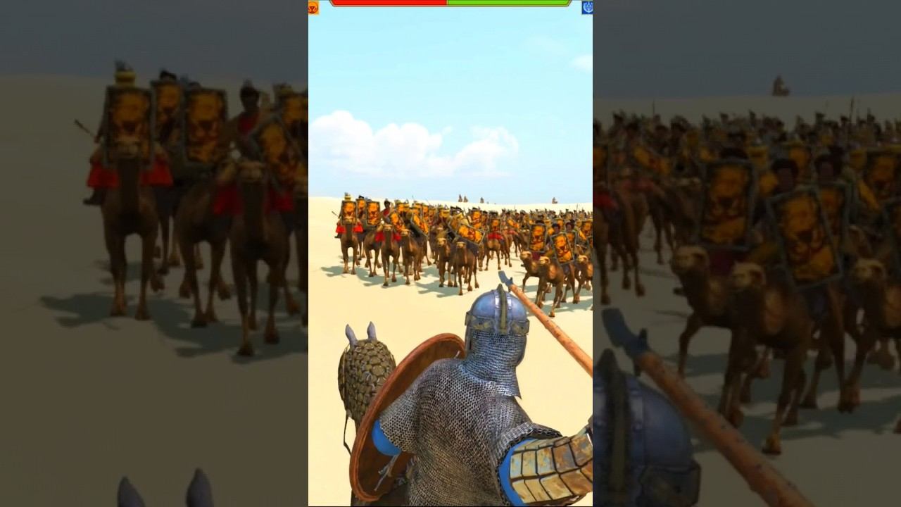 ⚔️ Нашествие Бедуинов 1000vs1000⚔️ Mount and Blade 2 Bannerlord Shorts