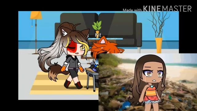 Kit reacts to Dear 2045 by Sugar Daisy! (ODDLY SAD) A Kit approved Reaction in Gacha Club!