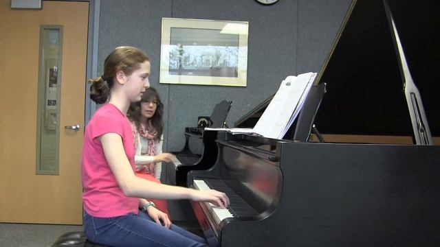 p. 22 "Jumping on the Trampoline" - Succeeding at the Piano® - Grade 4 - Lesson and Technique Book