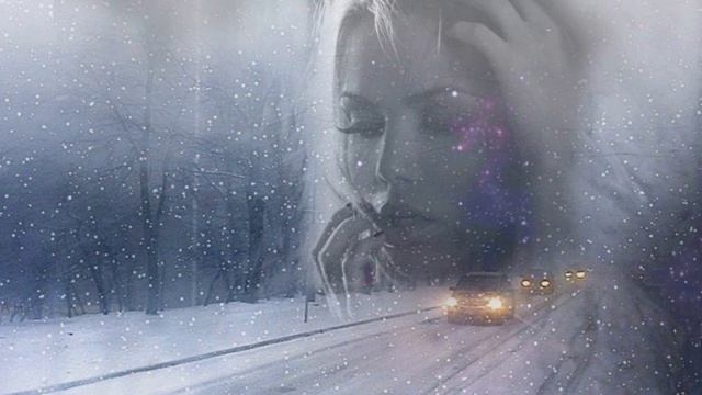 Падает снег.